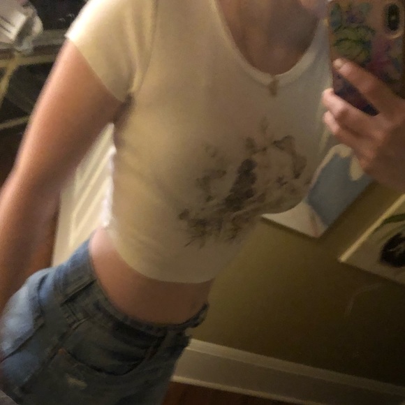 Garage butterfly crop top - Picture 2 of 2